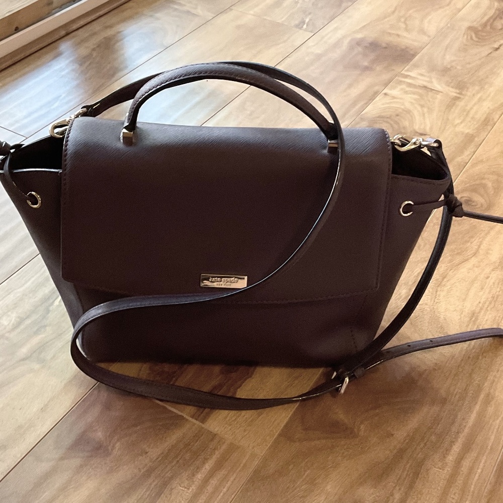 VGUC Kate Spade Satchel, Burgundy